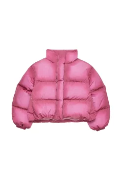 Acne Down Puffer Jacket Jakke Rosa
