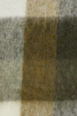 Acne Mohair Checked Scarf Skjerf Ruter