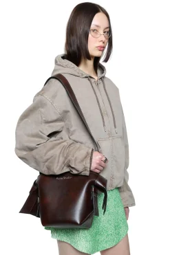 Acne Musubi Mini Veske Mørkebrun