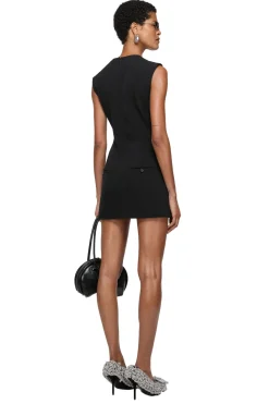 Acne Short Sleeve Dress Kjole Sort