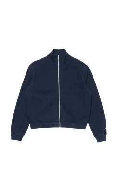 Acne Zip-up sweatshirt Jakke Mørkeblå