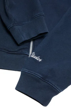 Acne Zip-up sweatshirt Jakke Mørkeblå