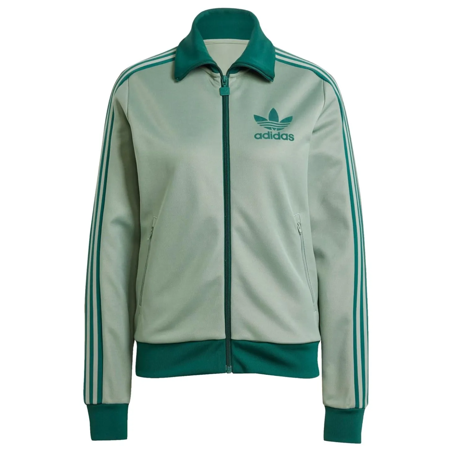 Adidas Classic TT Jakke Pastellgrønn