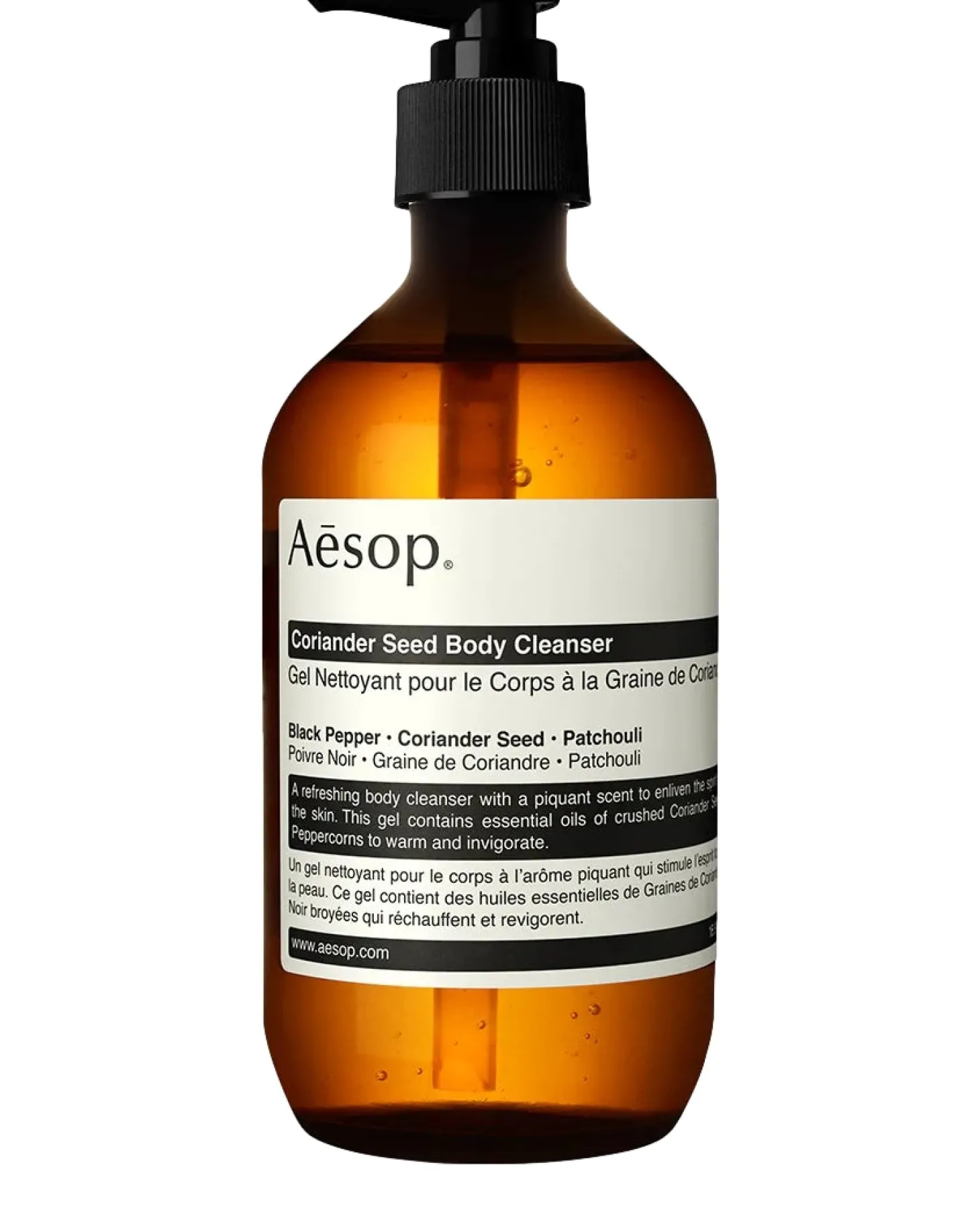 Aesop Coriander Seed Body Cleanser 500mL Bodycare Gjennomsiktig