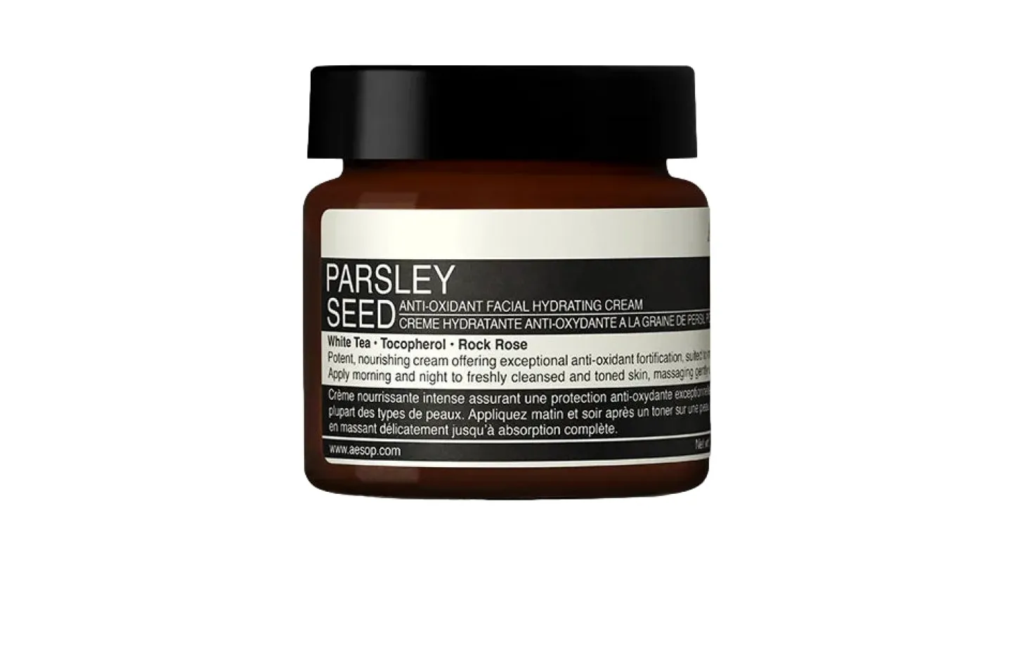 Aesop Parsley Seed Anti-Oxidant Facial Hydrating Cream 60mL Ansiktskrem Gjennomsiktig