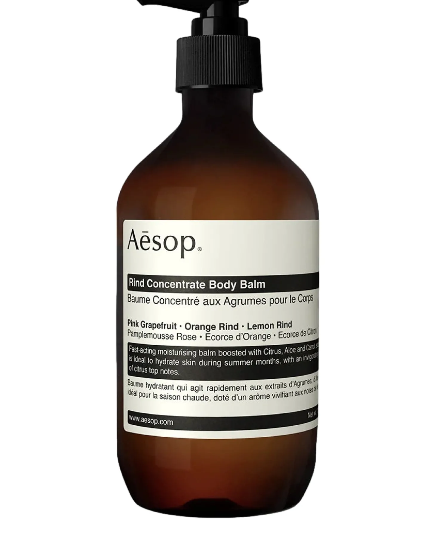 Aesop Rind Concentrate Body Balm 500ml Body Lotion Gjennomsiktig