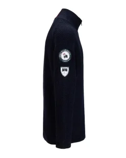 Amundsen Boiled Ski Sweater Mens W Flag Genser Marine