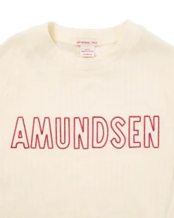 Amundsen Hero's Hide Crew Neck Womens Ullundertøy Off-White
