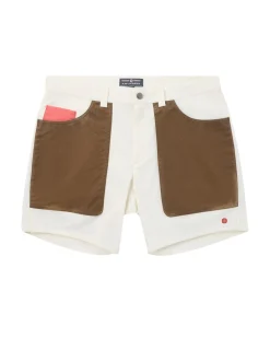 Amundsen 7Incher Field Shorts Mens Shorts Hvit Og Brun