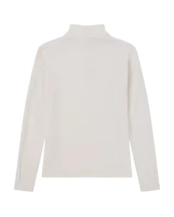 Amundsen 5Mila Half Zip Monochrome Womens Genser Hvit