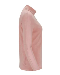 Amundsen 5Mila Half Zip Monochrome Womens Genser Rosa