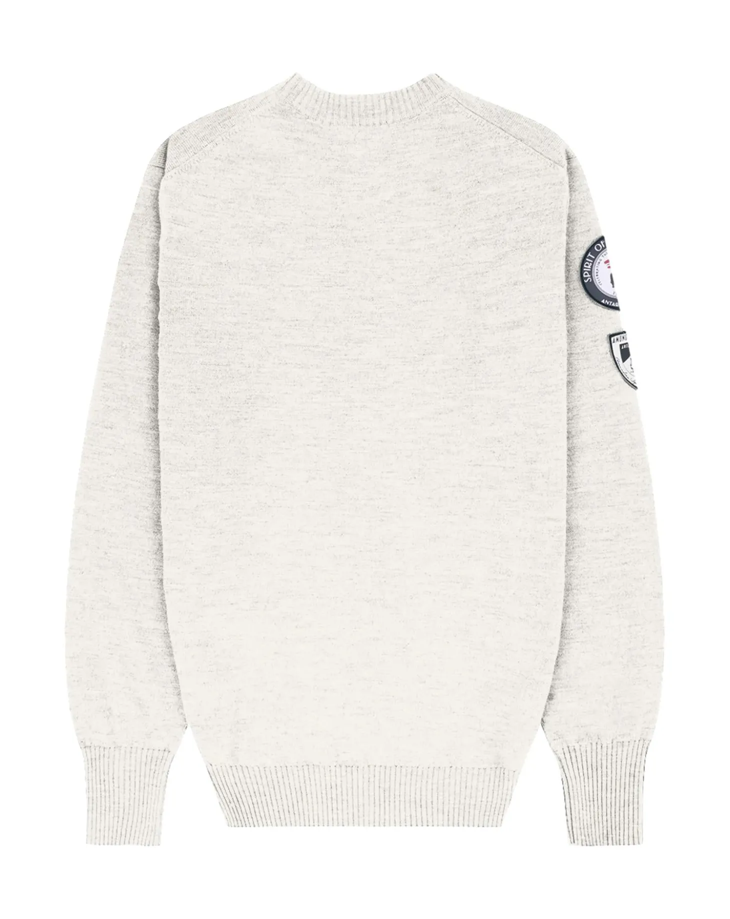 Amundsen Peak Crew Neck Mens Genser Off-White