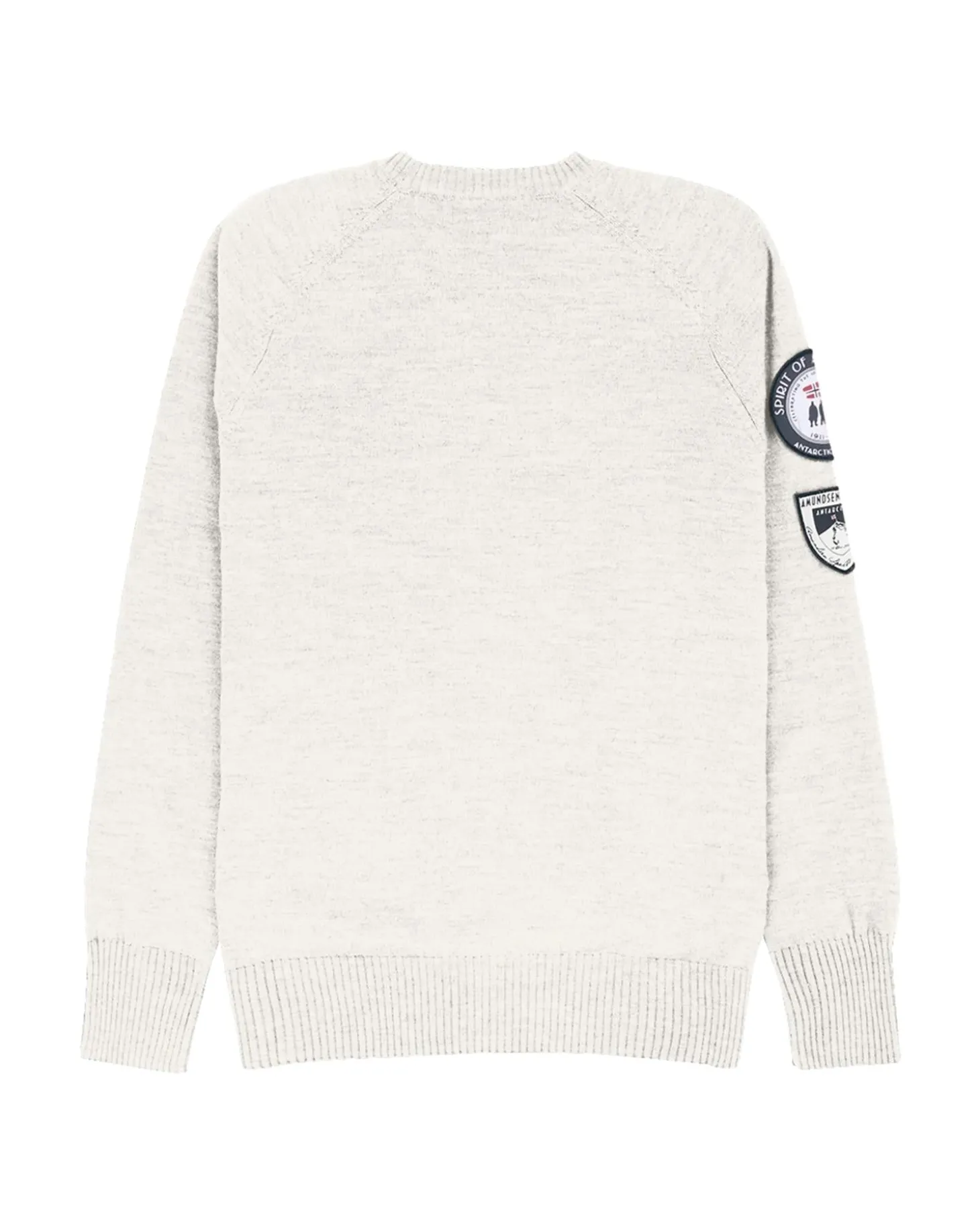 Amundsen Peak Crew Neck Womens Genser Off-White