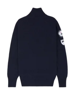 Amundsen Peak Half Zip Mens Genser Navy