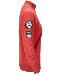 Amundsen Peak Half Zip Womens Genser Rød