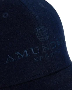 Amundsen Wool Cap Caps Navy