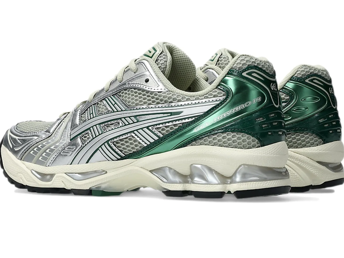 Asics GEL-KAYANO 14 DRIED LEAF GREEN/PURE SILVER Sko Grønn/Sølv
