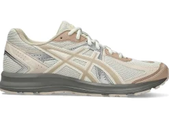 Asics JOG 100S Cream/Feather Grey Sko Rosa Mønster