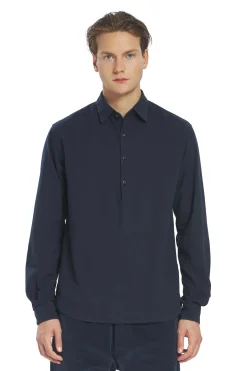 Barena Venezia Camicia Pavan Vaj Skjorte Navy