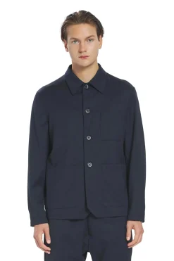 Barena Venezia Overshirt Marafon Novento Skjorte Navy