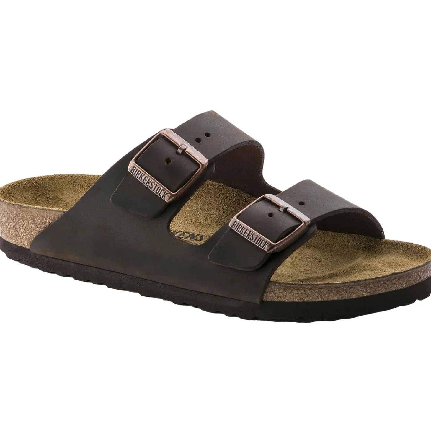 Birkenstock Arizona Oiled Leather Regular Habana Sko Mørkebrun