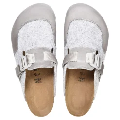 Birkenstock Boston Nova Sko Lys Grå Melert