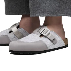 Birkenstock Boston Nova Sko Lys Grå Melert