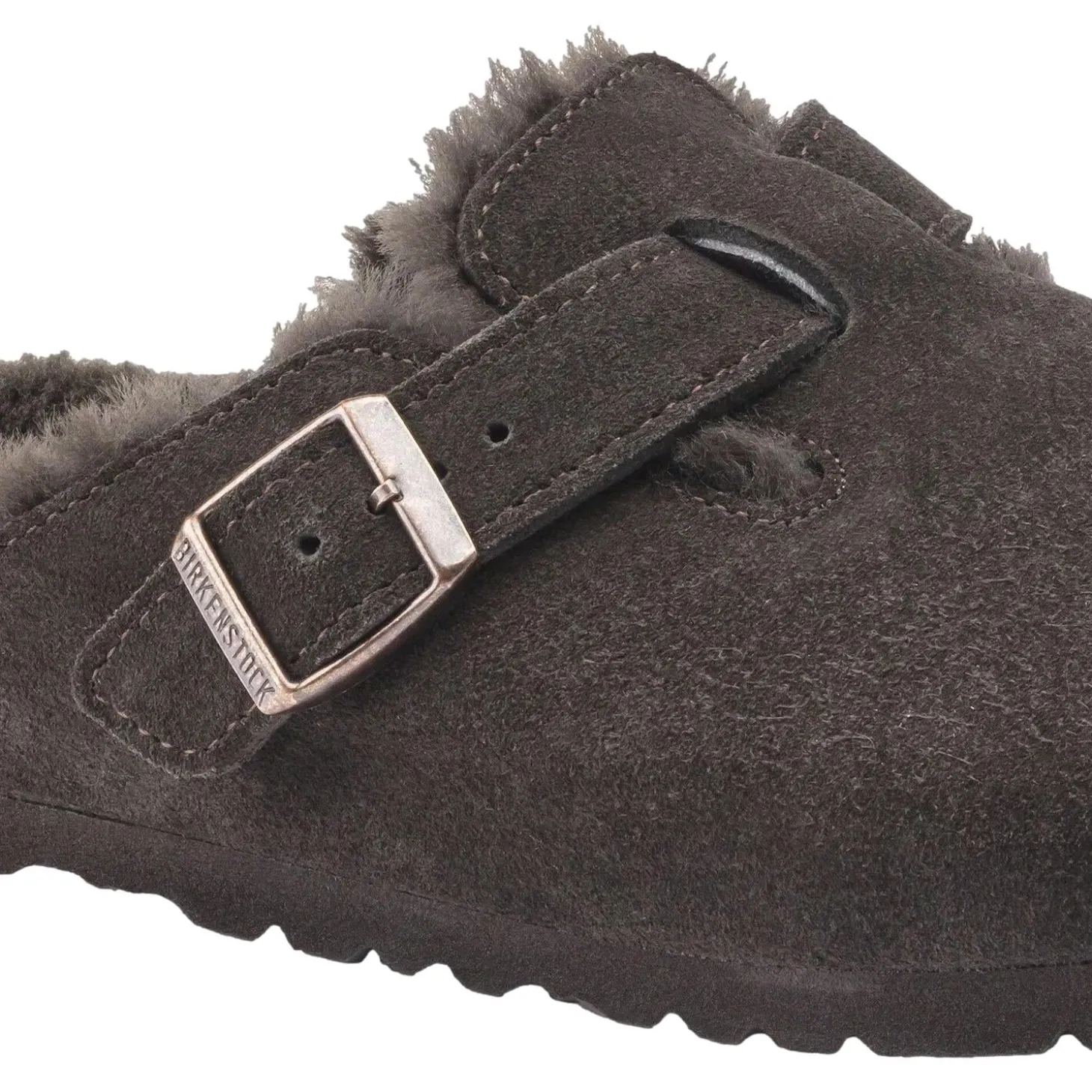 Birkenstock Boston Shearling Narrow Mocca Sko Brun