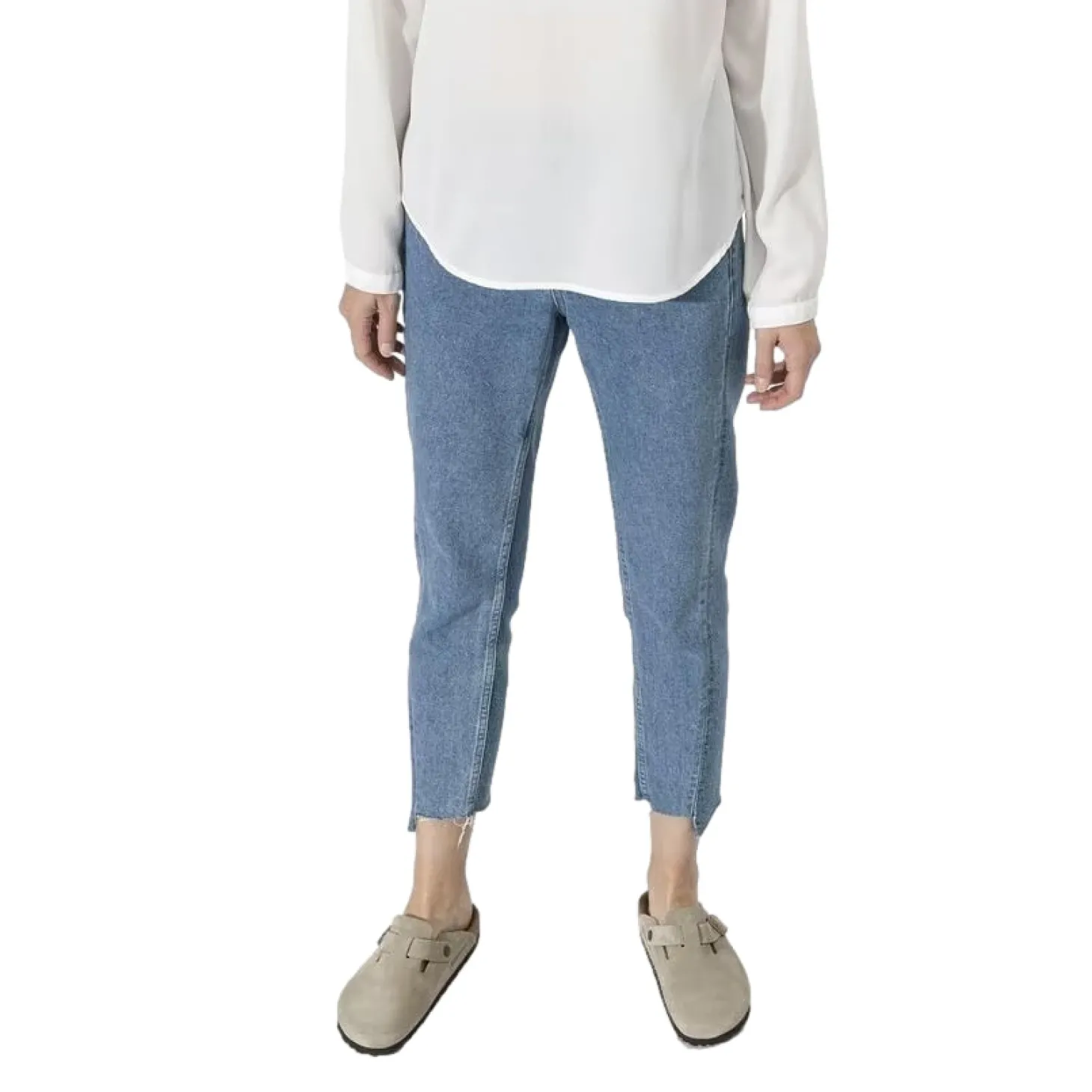 Birkenstock Boston Suede Narrow Taupe Sko Taupe