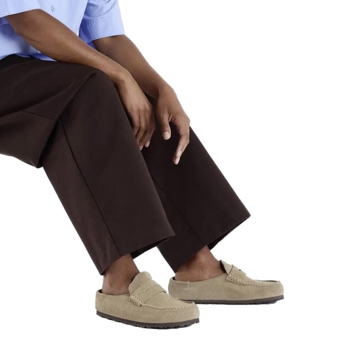 Birkenstock Naples Wrapped Narrow Sko Taupe