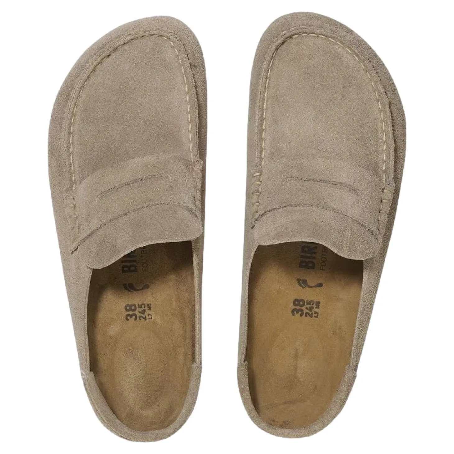 Birkenstock Naples Wrapped Narrow Sko Taupe