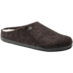 Birkenstock Zermatt Rivet Wool Felt Regular Sko Brun Melert