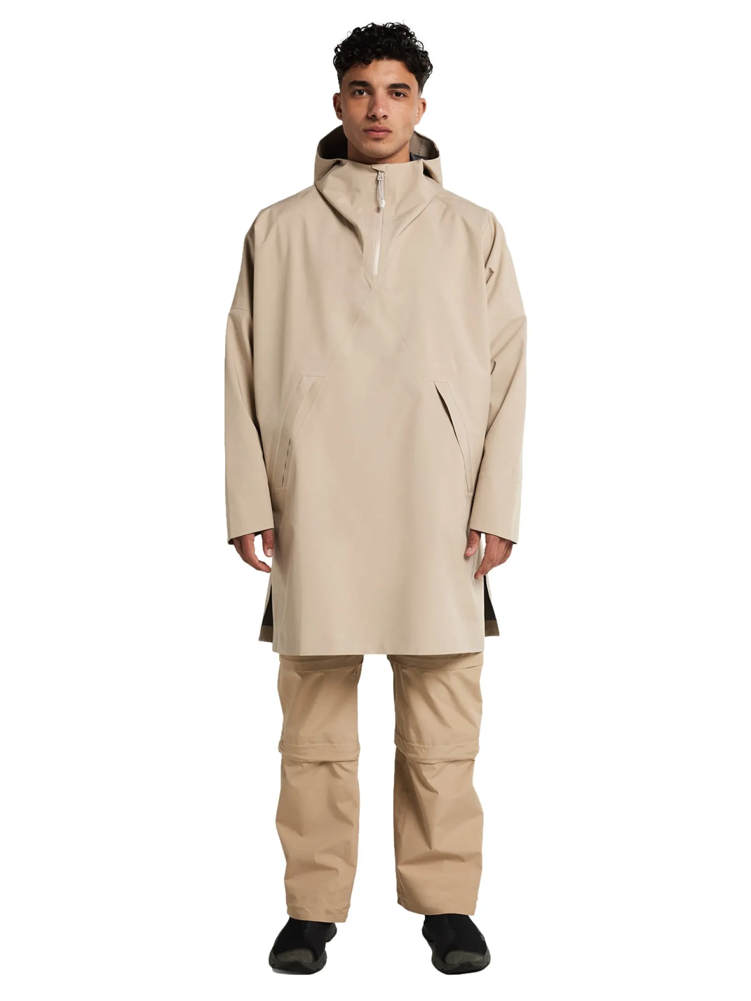 Blæst AALESUND PONCHO Beige Jakke Beige