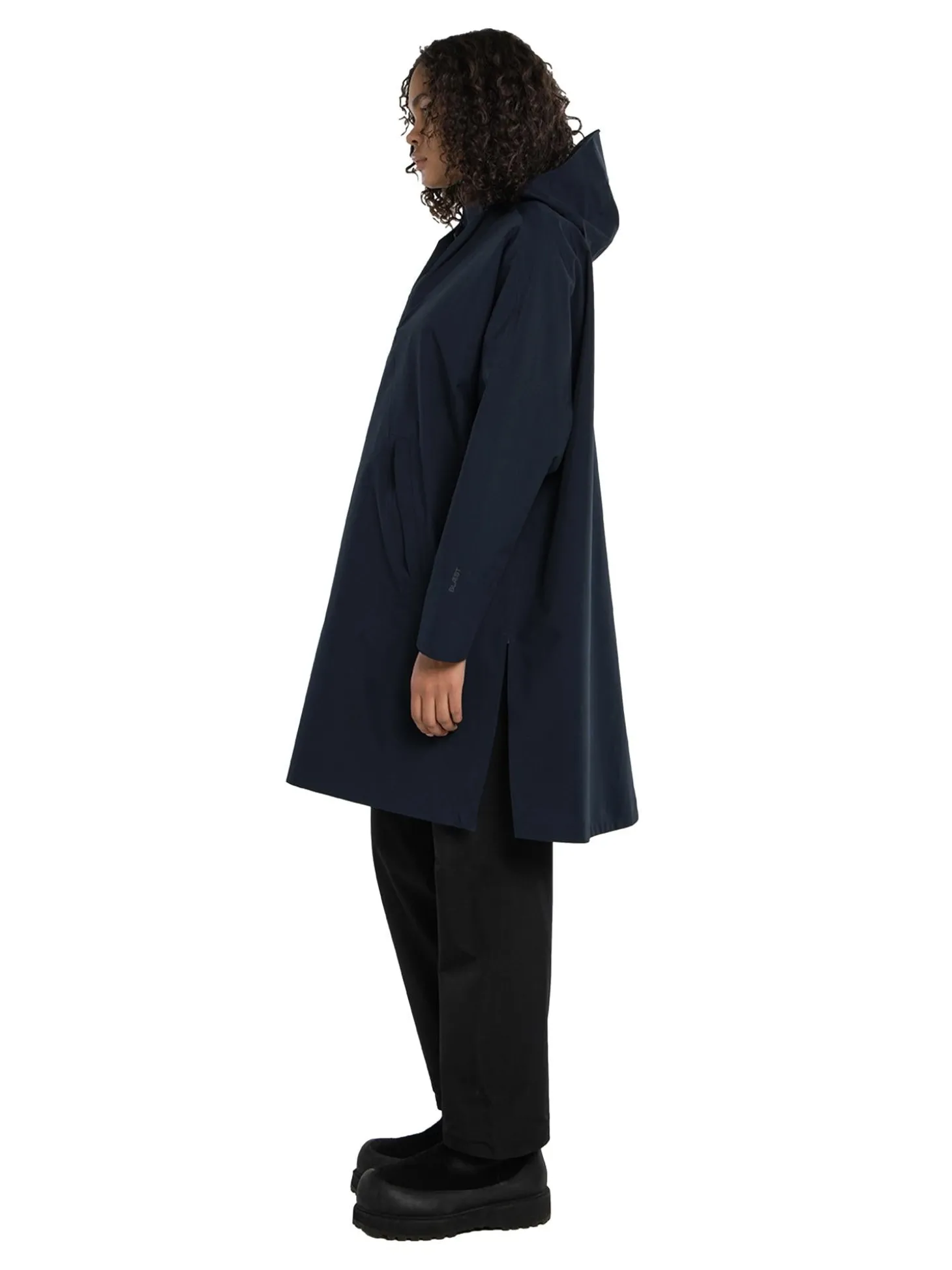 Blæst Aalesund Poncho Dark Navy Jakke Navy