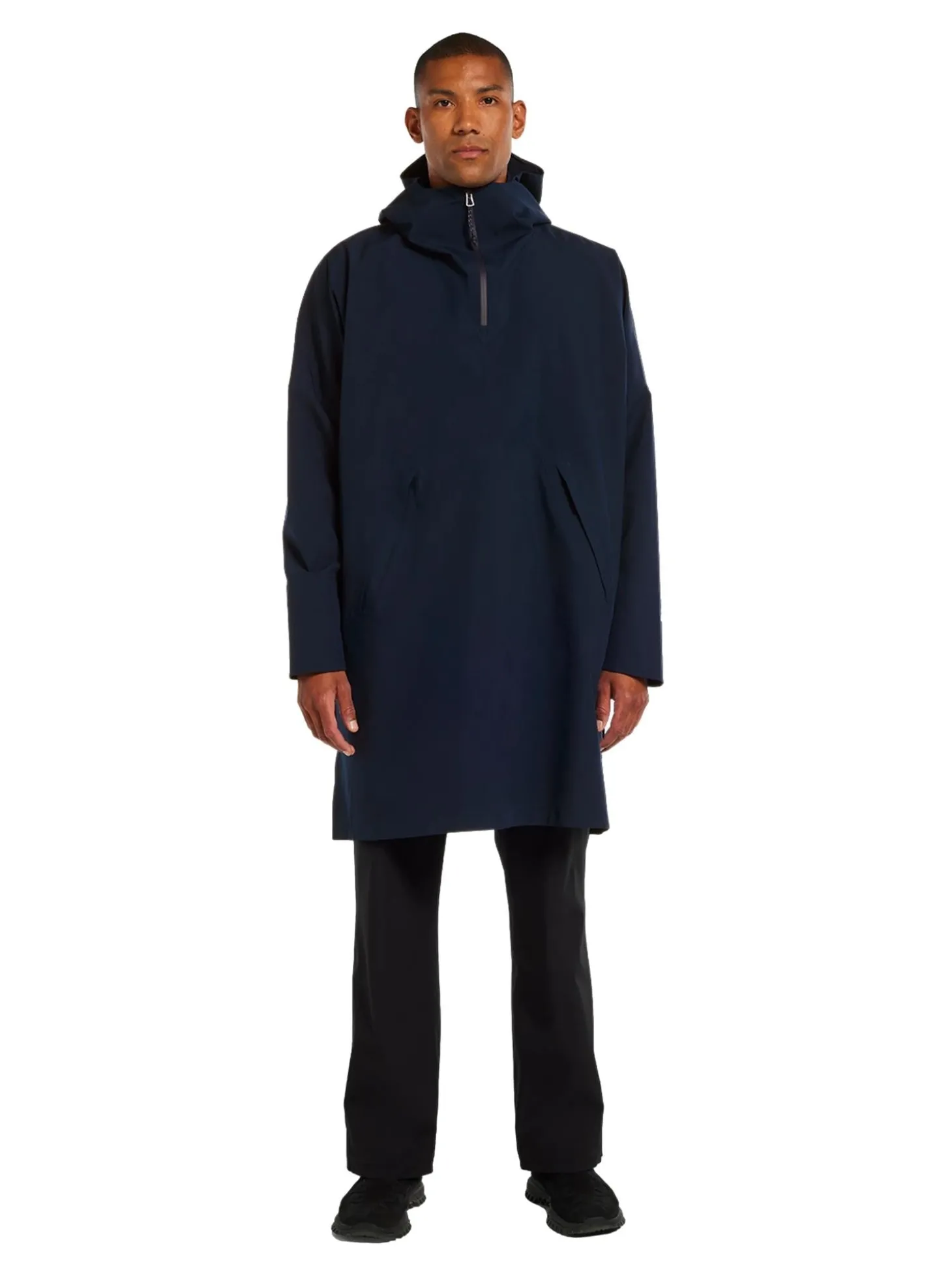 Blæst Aalesund Poncho Dark Navy Jakke Navy