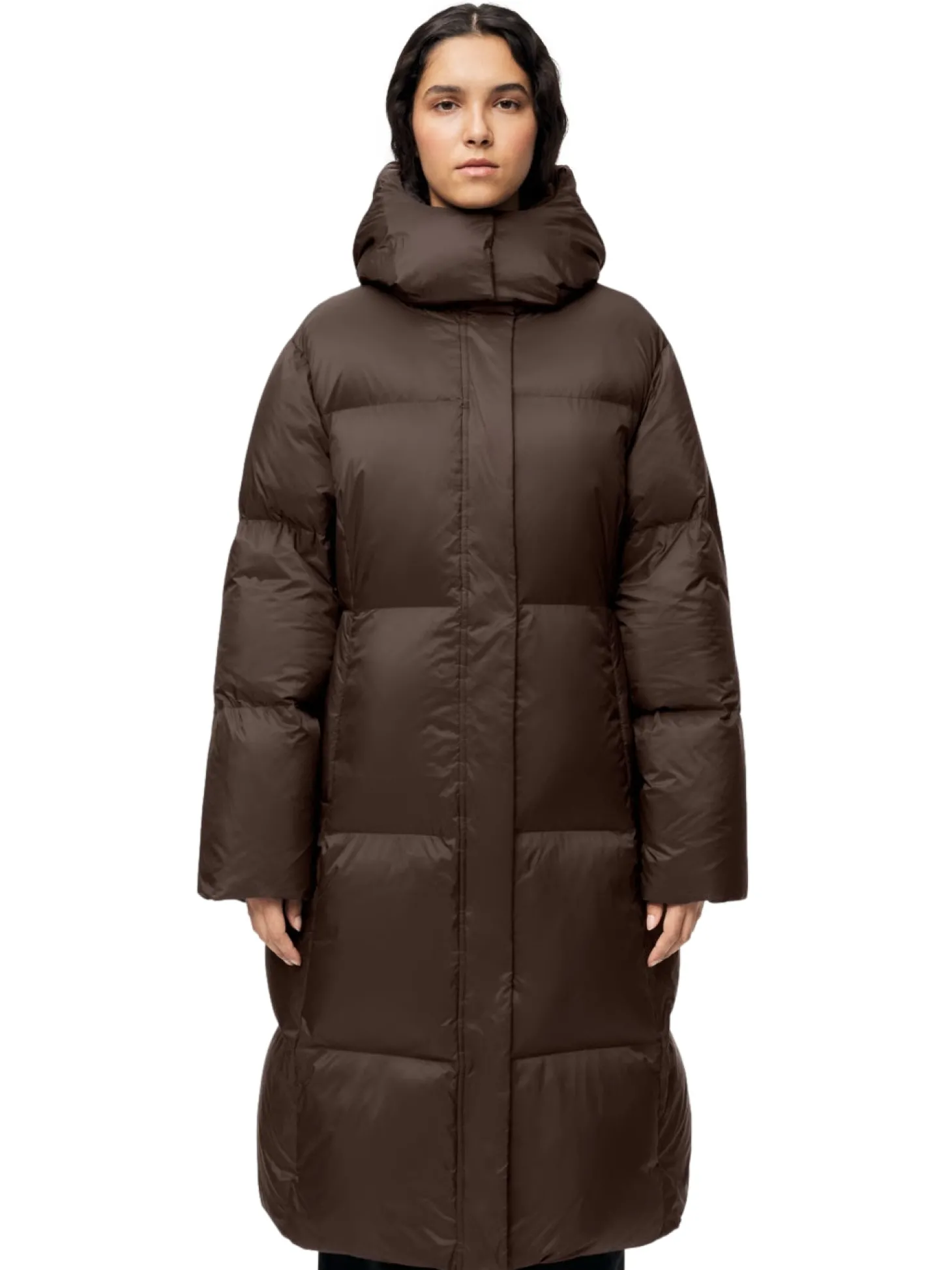 Blæst Aura Lightweight Down Coat Aura Jakke Brun