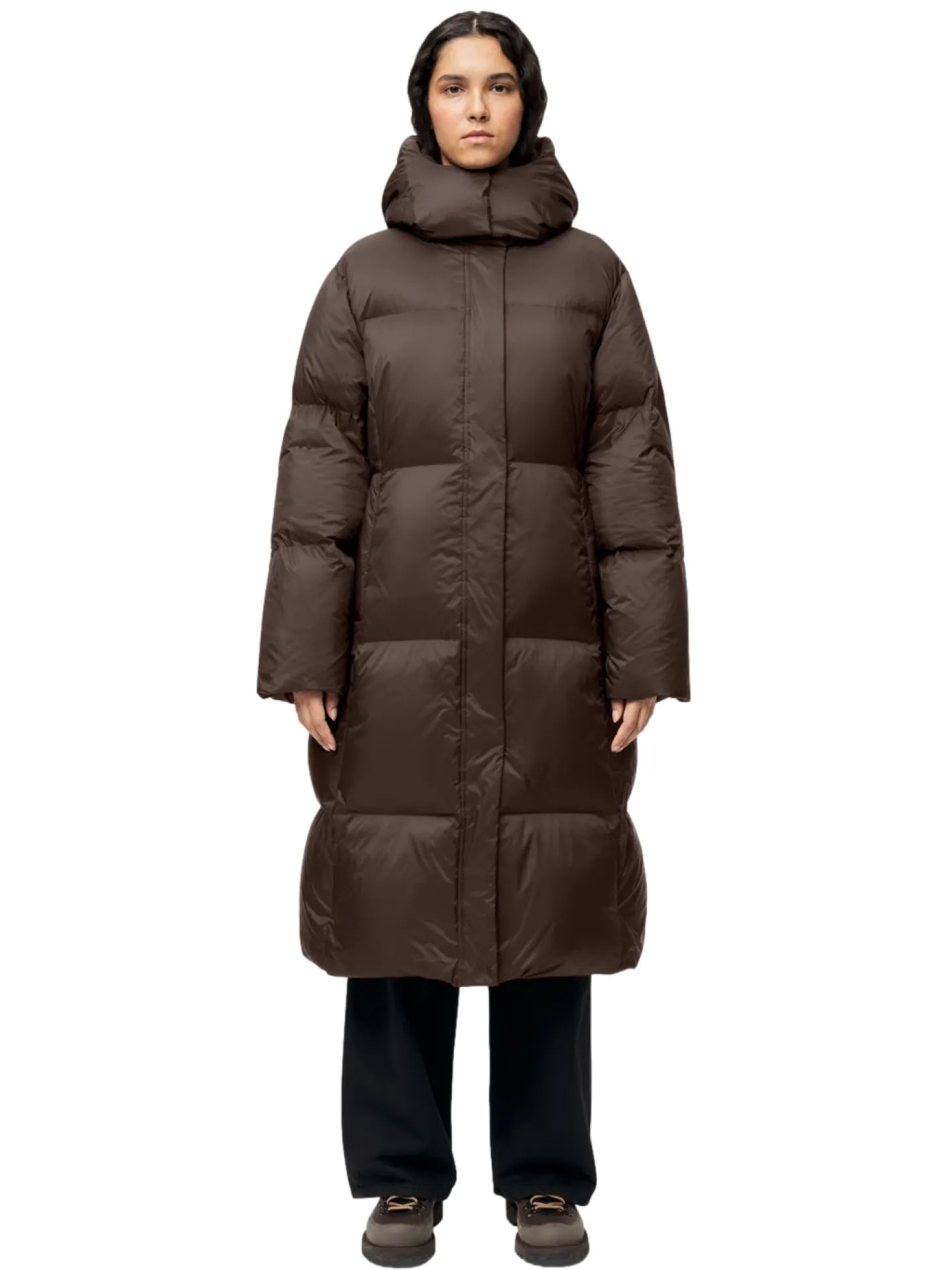 Blæst Aura Lightweight Down Coat Aura Jakke Brun