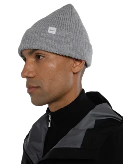 Blæst Beanie Grey Melange Lue Lysegrå