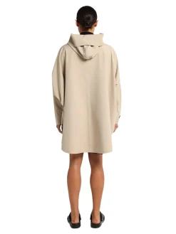 Blæst Bergen Poncho Beige Jakke Beige