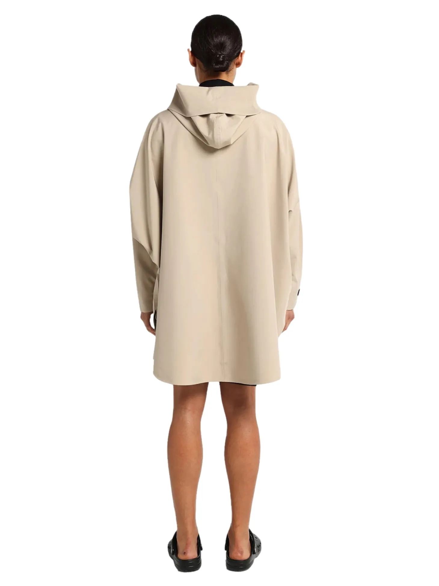 Blæst Bergen Poncho Beige Jakke Beige