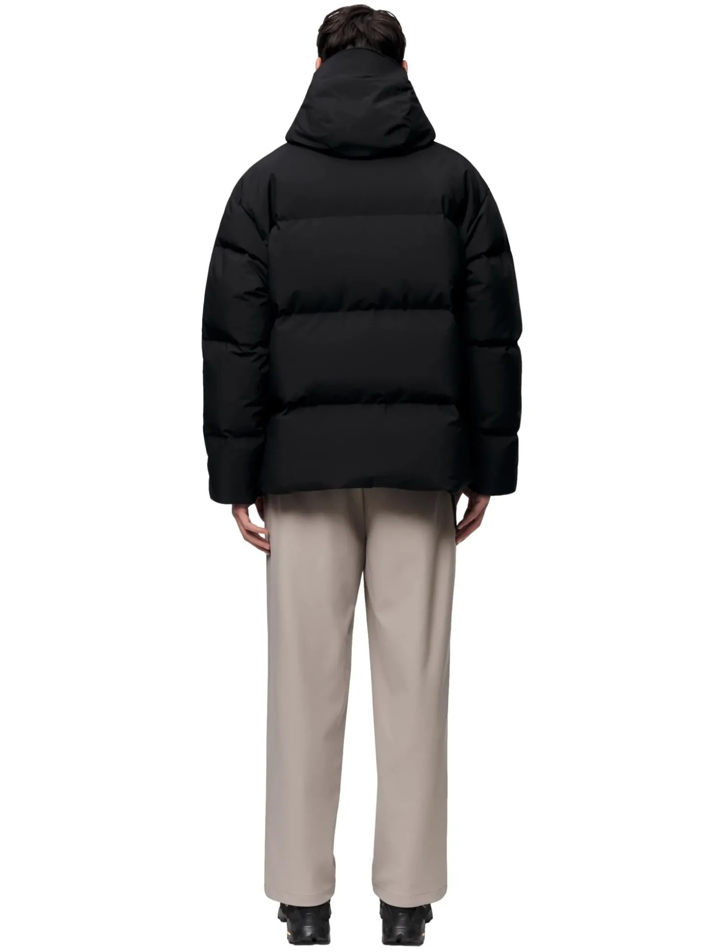 Blæst Grotli Down Jacket Black Jakke Sort