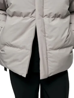Blæst Grotli Down Jacket Low Tide Jakke Beige Grå