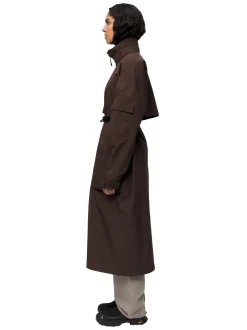 Blæst Klipra Coat Java Jakke Mørkebrun