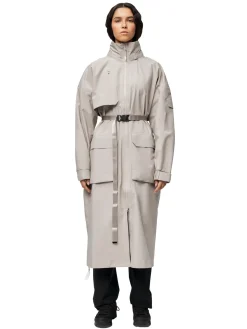 Blæst Klipra Coat Low Tide Jakke Beige Grå