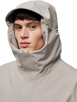 Blæst Olden Primaloft Parka Low Tide Jakke Beige Grå