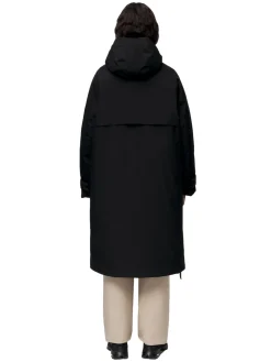 Blæst Røros Down Coat Black Jakke Sort