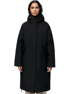Blæst Røros Down Coat Black Jakke Sort