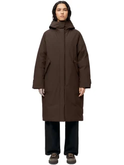 Blæst Røros Down Coat Java Jakke Brun