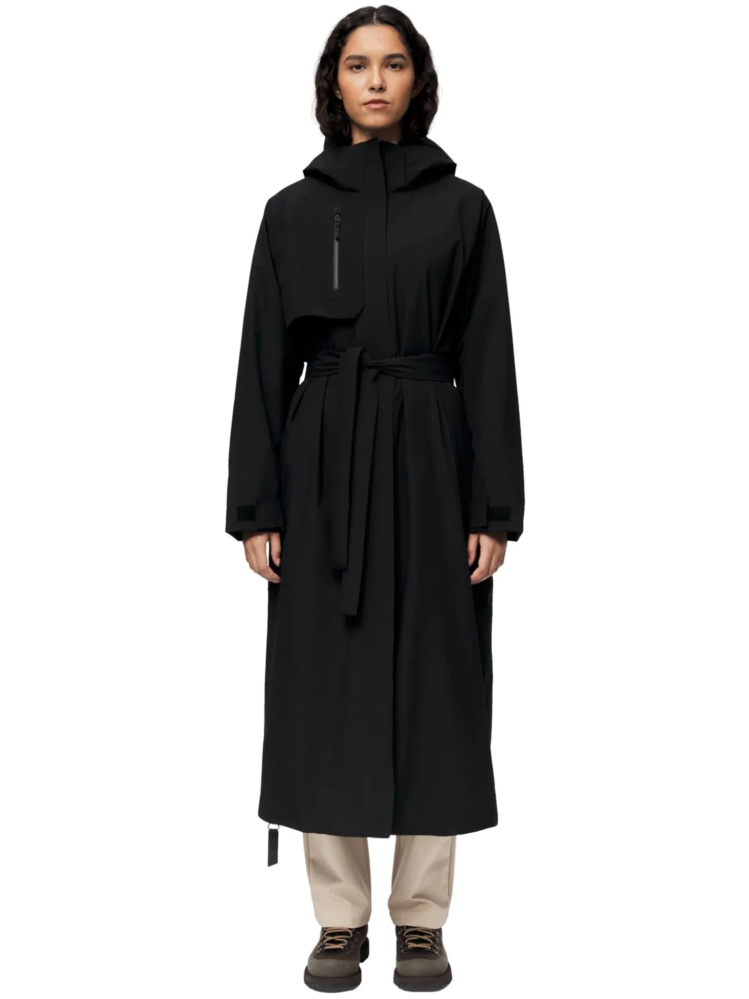 Blæst Åse Insulated Coat Black Jakke Sort