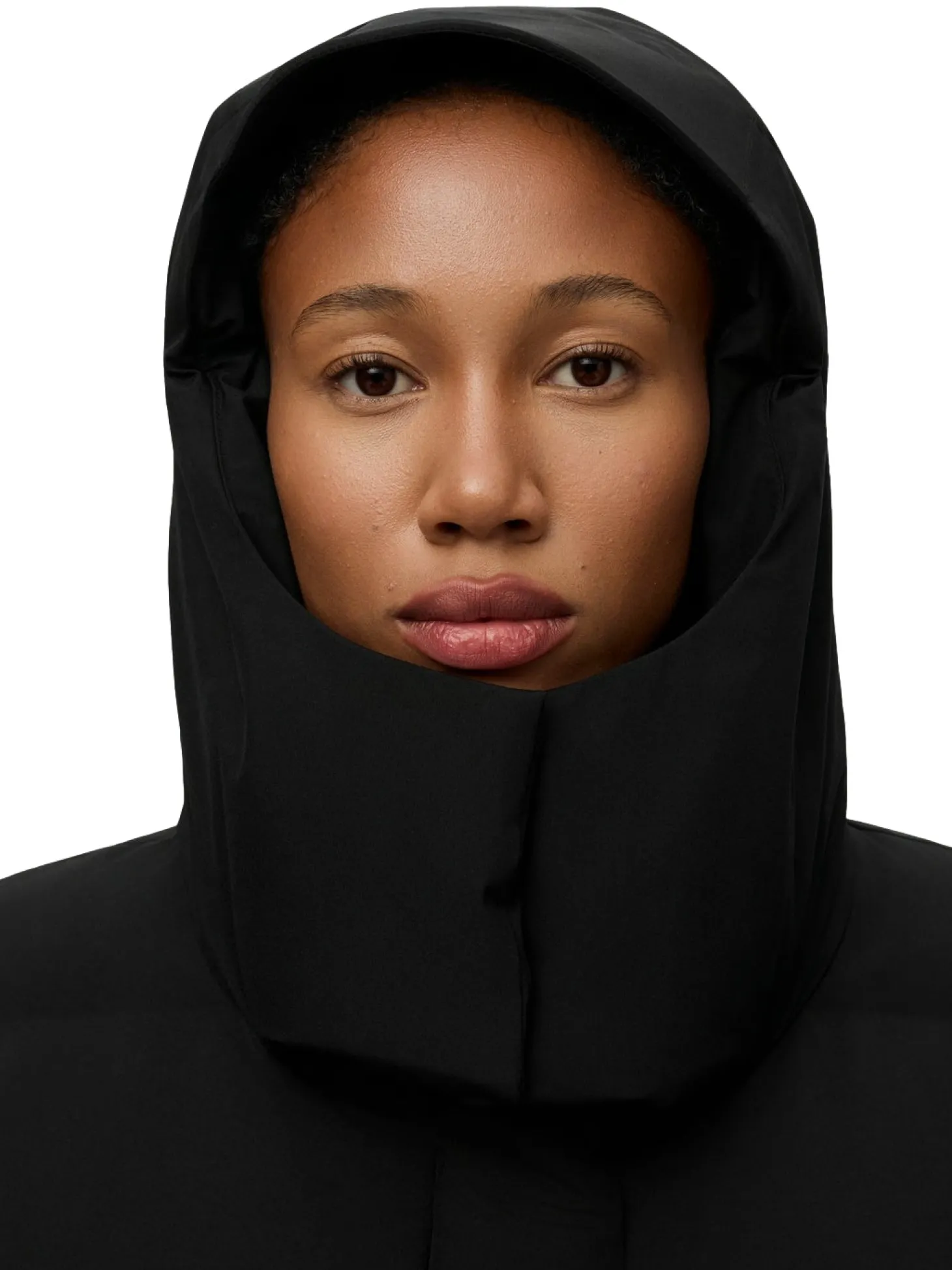 Blæst Selje Down Jacket Black Jakke Sort